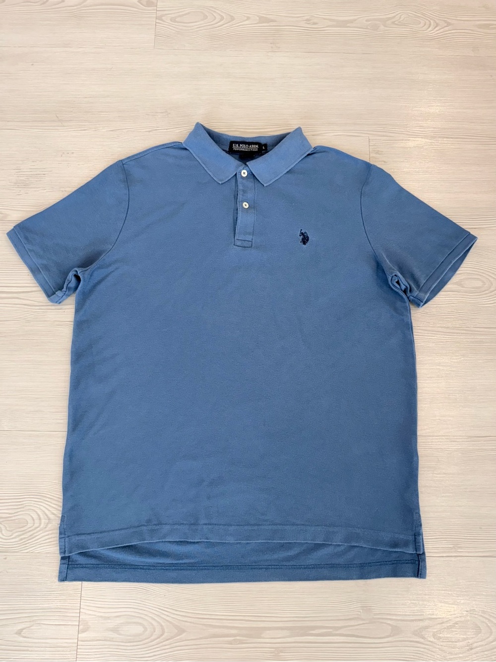 U.S. Polo Assn. Men's Light Blue Polo Shirt
